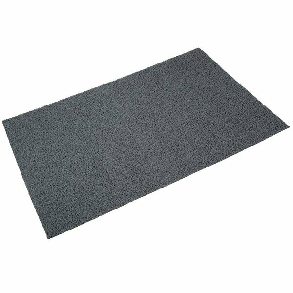 Crown Matting Technologies Spaghetti Mat Backed 4'x20' Gray Scraper Mat DE MB42GY